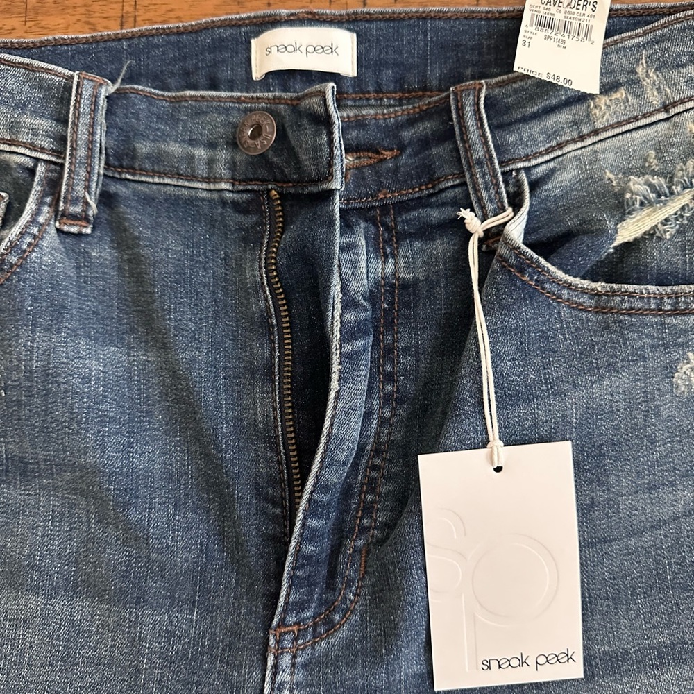 Sneak Peek high waisted flare jeans!